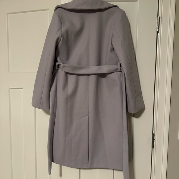 Miss Selfridge Midi Coat in Purple - Picture 4 of 5